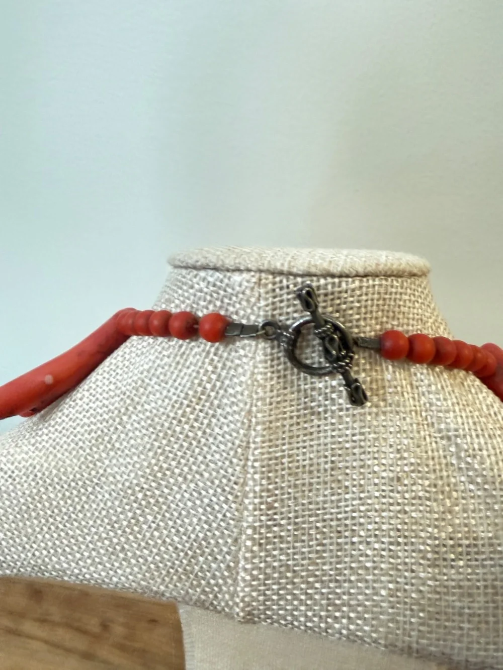 Chunky Vibrant Red Statement Branch Coral Collar Necklace - Picture 2 of 9